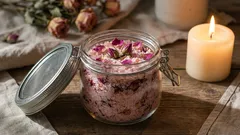 Okvětní lístky růží a hrubá sůl: proč se tato směs vyplatí a k čemu ji lze použít v domácnosti.