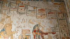 Bezprecedentní objev v Údolí králů: před dvěma tisíci lety zanechal cestovatel z Indie své jméno v několika faraonových hrobkách.