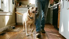 Sleduje vás váš pes na každém kroku? Příznaky nadměrné závislosti a úzkosti z odloučení.