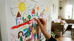 Stopy po fixu: jak je odstranit ze stěn a nábytku a proč alkohol funguje, zatímco voda ne